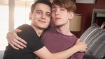 Easton Gray fuck delivery boy Adam Reid's twink ass in this video