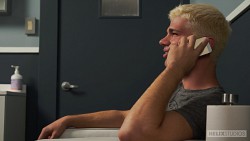 Dalton Briggs try phone sex with his twink boyfriend Jessie Montgomery photo 2