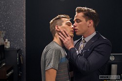 Lucas Knight badly fucking blond gay Kyle Ross and make him shout photo 0