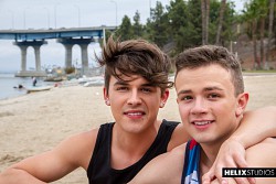 Andy Taylor enjoying sex with young twink boy Logan Cross photo 1