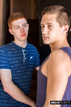 Gavin Phillips pound his dick into Tyler Hill's hot twink ass photo 2