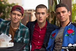 Sean Ford & Evan Parker welcome new boy Beck Hartley with a threesome photo 1