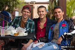 Sean Ford & Evan Parker welcome new boy Beck Hartley with a threesome photo 2