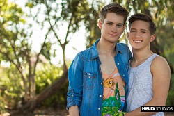 Trevor Harris makes his debut with a hot fuck session with hot gay Tyler Hill photo 3