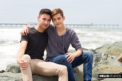 Joey Mills welcome smooth twink Cole Turner with hot fuck photo 0