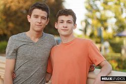Twink boyfriends Danny Nelson & Evan Parker are on their first date photo 0