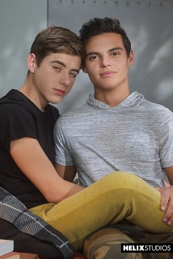 Joey Mills paired with cute teen twink Gabriel Martin photo 4