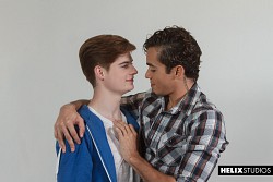 Beautiful twinks Ashton Summers and Travis Berkley gets horny during photoshoot photo 0