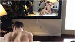 Josh Brady sucking young gay cock of Joey Mills on real camera photo 13