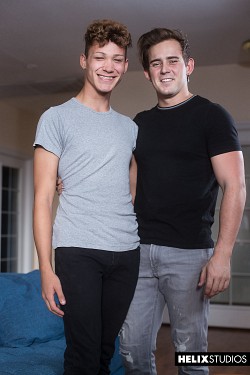 Josh Brady is ready to giving ride of his dick to twink boy Hayden Lee photo 0