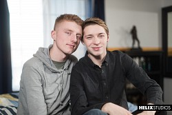 Gay twink boys Richie West & Jacob Hanson having badly crave for fucking photo 0