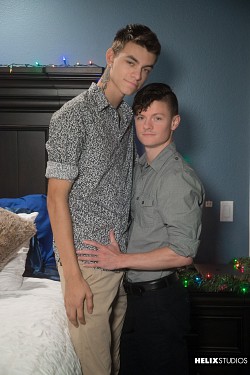 Jace Myers fuck skinny twink Tyler Sweet before Johnny's party. photo 0