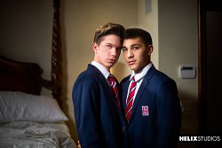 Hot young twinks Alex Riley & Jordan Lake have some hot fuck in this scene photo 3