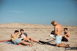 Beach Bums: Helix gay teen twink enjoying on the beach photo 15