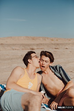 Beach Bums: Helix gay teen twink enjoying on the beach photo 20