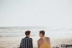 Beach Bums: Helix gay teen twink enjoying on the beach photo 22