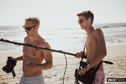 Beach Bums: Helix gay teen twink enjoying on the beach photo 24