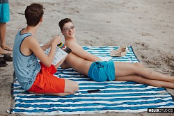 Beach Bums: Helix gay teen twink enjoying on the beach photo 38
