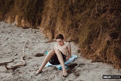 Beach Bums: Helix gay teen twink enjoying on the beach photo 39