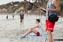 Beach Bums: Helix gay teen twink enjoying on the beach photo 43