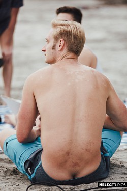 Beach Bums: Helix gay teen twink enjoying on the beach photo 48