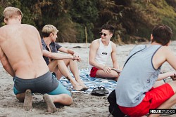 Beach Bums: Helix gay teen twink enjoying on the beach photo 49