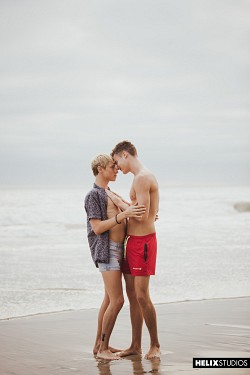 Beach Bums: Helix gay teen twink enjoying on the beach photo 50