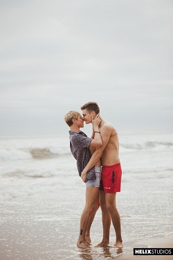 Beach Bums: Helix gay teen twink enjoying on the beach photo 53