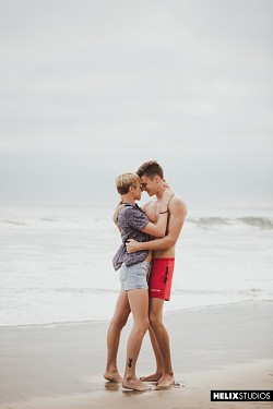 Beach Bums: Helix gay teen twink enjoying on the beach photo 55