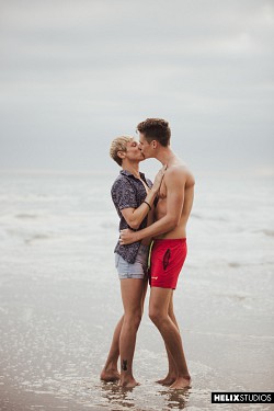 Beach Bums: Helix gay teen twink enjoying on the beach photo 59