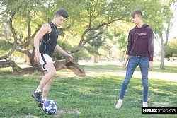 Young twink boys Silas Brooks & Aaron Roberts playing dirty games photo 3