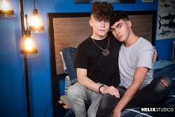 Silas Brooks introducing Young twink Dante Clark with hot anal sex photo 5