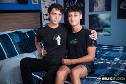Young gay twink Sam Ledger wants to fuck his ex boyfriend Noah Bentley photo 5